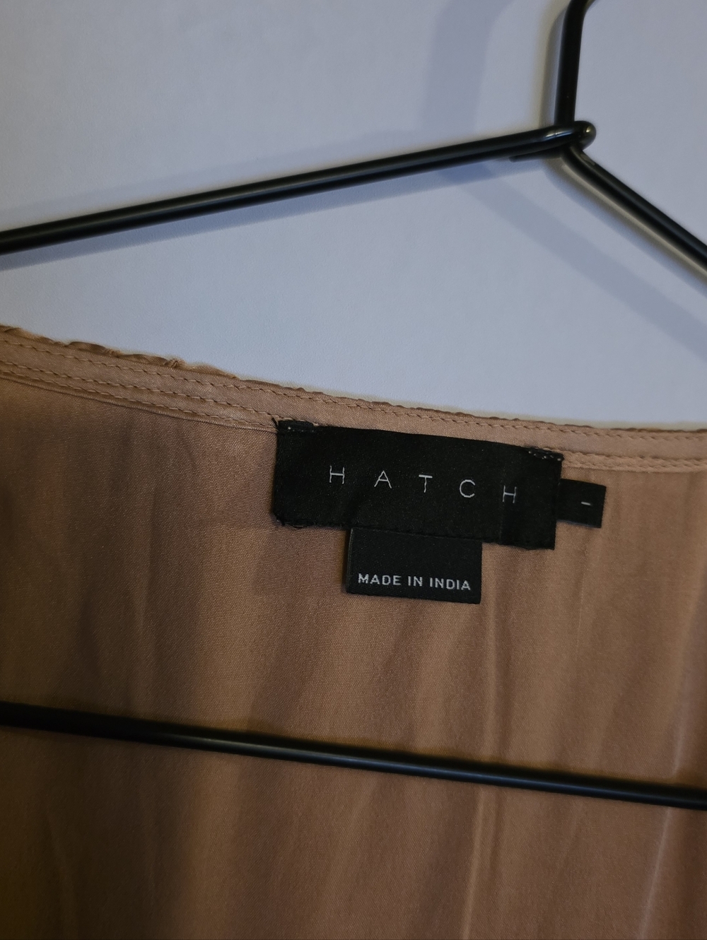 HATCH Maternity Dress Long Satin Pleated Rose Gold Size 1/S - Picture 8 of 12